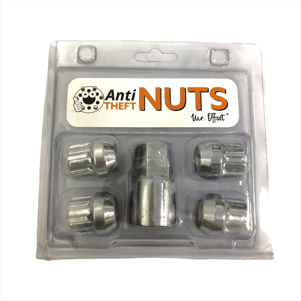 Mr Offset® 12x1.25 Anti Theft Wheel Lock Nuts Automotive Set with 1pc ...