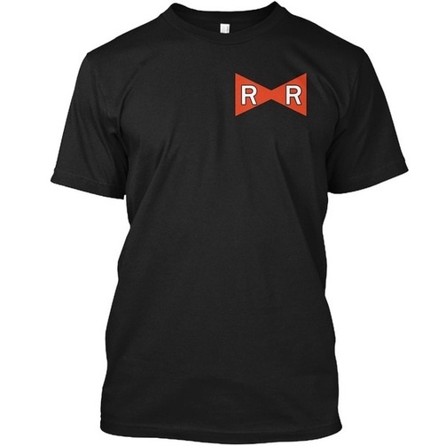 Custom Printed Android 17 Red Ribbon Army R Popular Tee TShirt