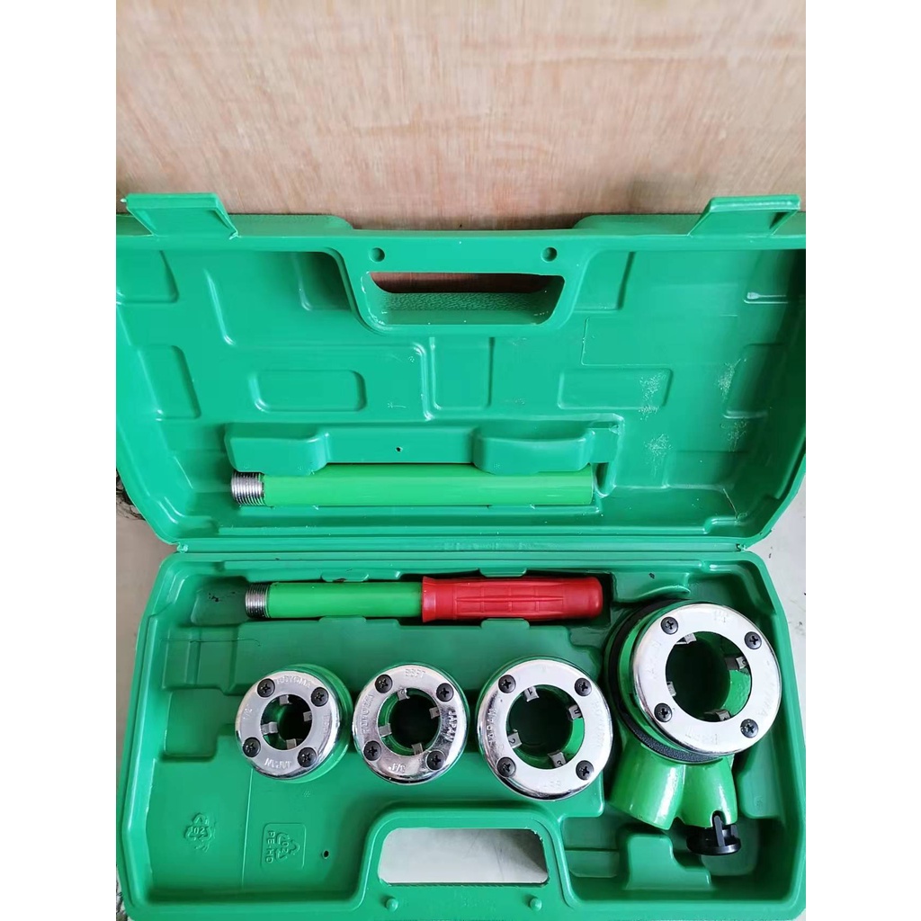 HOYOMA RATCHET DIE STOCK heavyduty pipe threade set 1/2'',3/4'',1'' 1