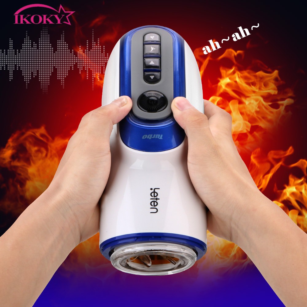 IKOKY sucking masturbation cup male masturbation device man sex toy  intelligent heating voice oral | Shopee Philippines