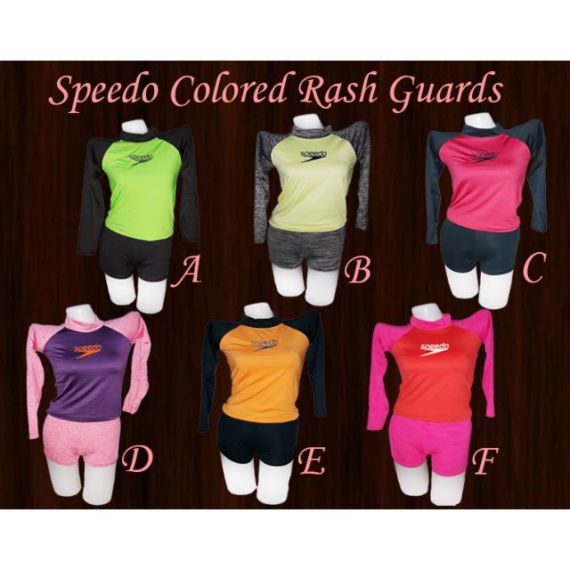 Speedo Colored Rash Guards Swim Wear for Teens Shopee Philippines