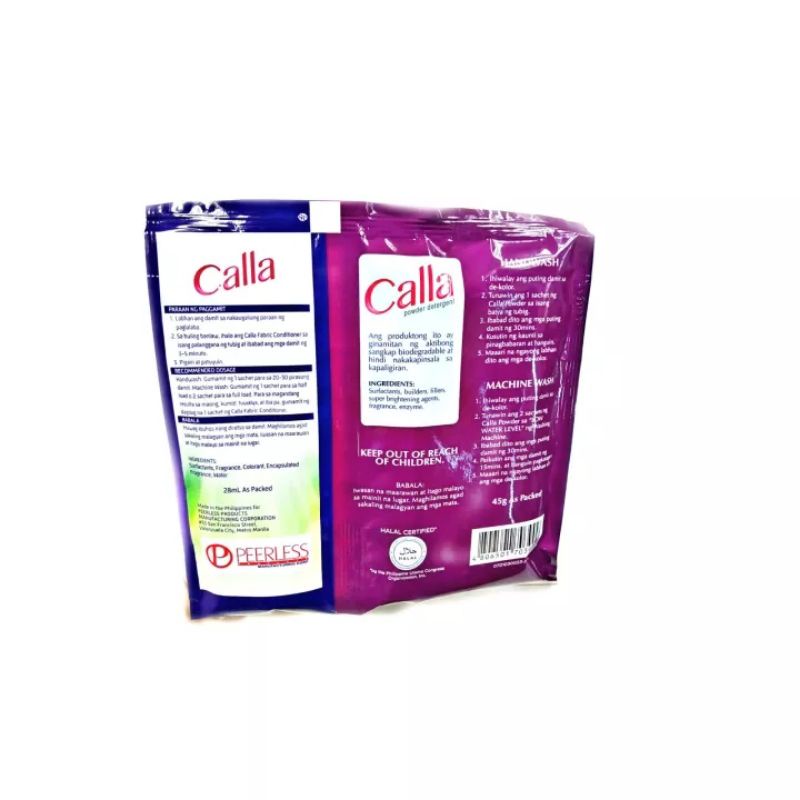 5 BIG SACHETS CHAMPION & CALLA POWDER WITH FABRIC CONDITIONER | Shopee ...