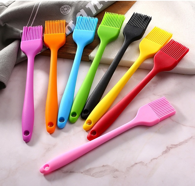  Silicone Basting Brush and Pastry Brush for Baking, BBQ Grill  Brush, Oil Brush for Cooking Brush - Spread Butter Sauce Silicone Grill  Brush -Kitchen Cooking Brush - Silicone Brush Cooking: Home