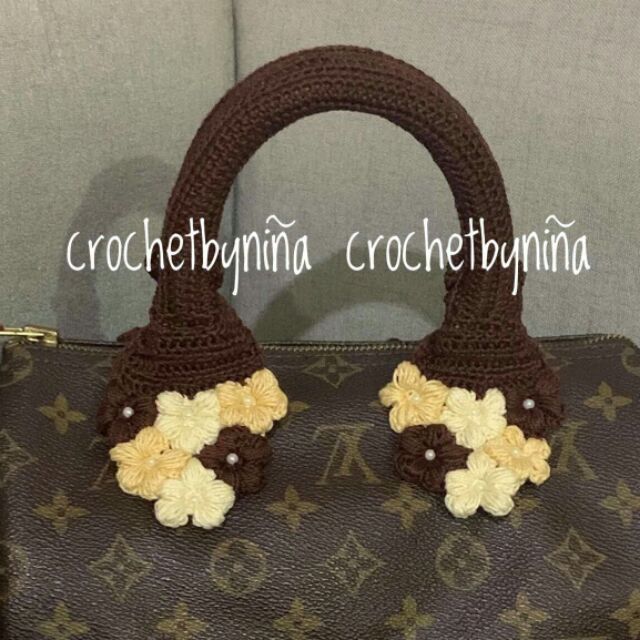 Crochet bag discount handle cover pattern