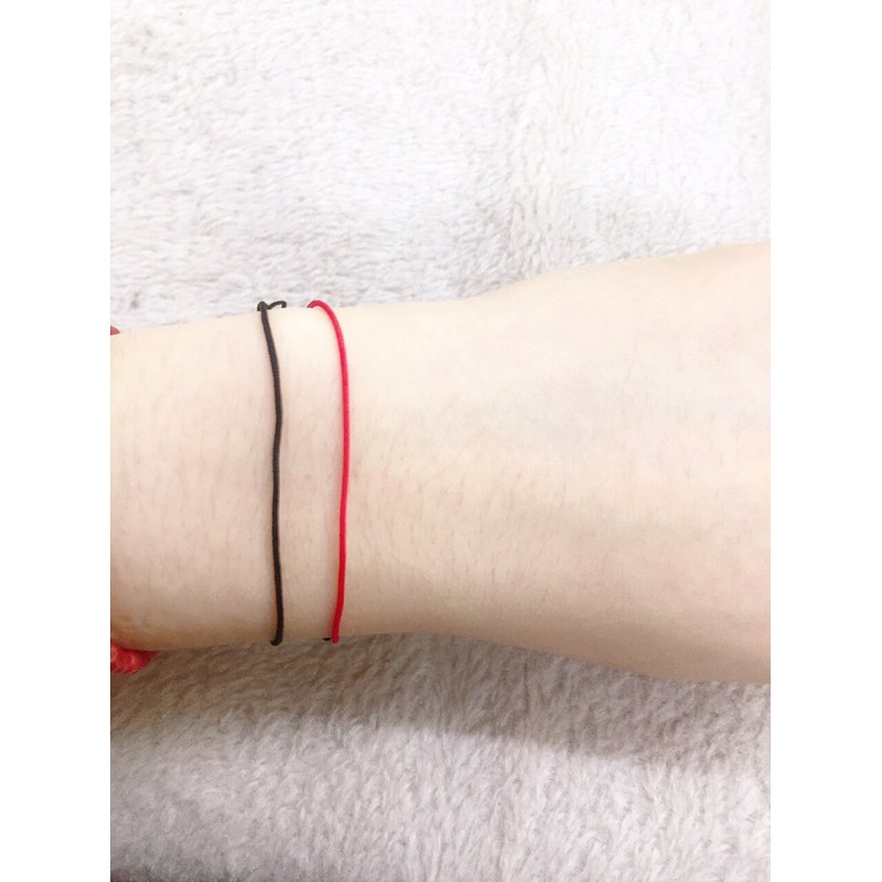 redline / red string & black string bracelet !!lucky 2pcs | Shopee ...