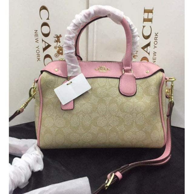 BIG SALE!!! COACH DOCTORS BAG IN PINK CANVAS