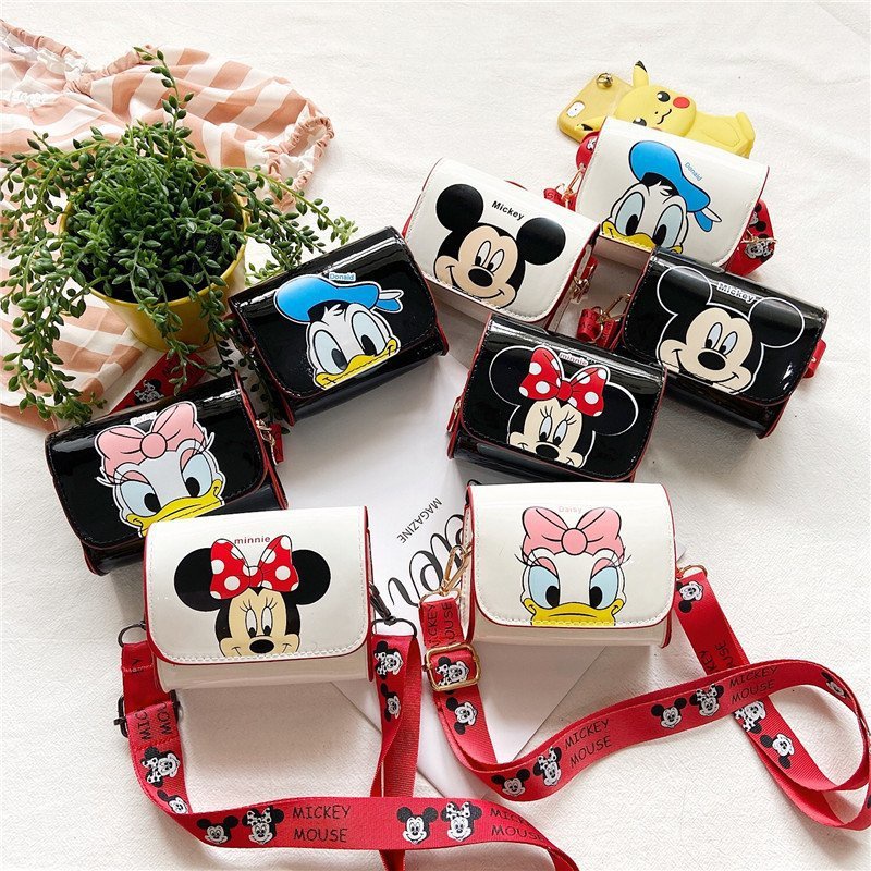 Lovely Girls Bag Cute Shoulder Bag Kids Bag Mickey Mouse Donald Duck ...