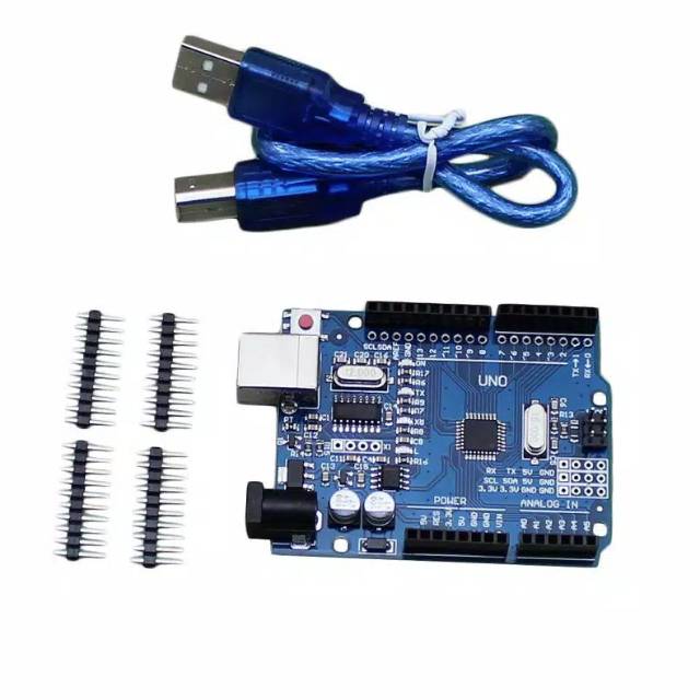 Uno R3 MEGA328P CH340G compatible Arduino UNO R3 + USB Cable | Shopee ...