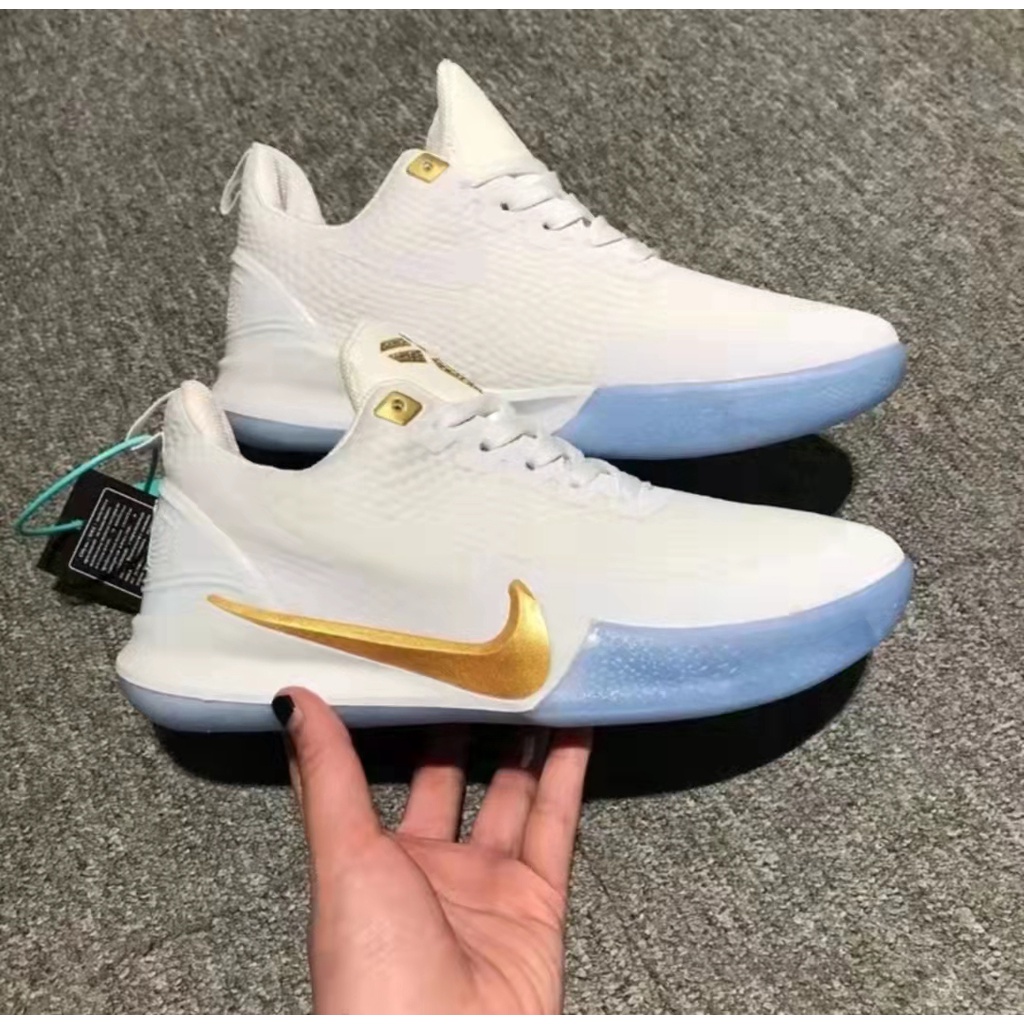 Kobe mamba focus white and gold hotsell