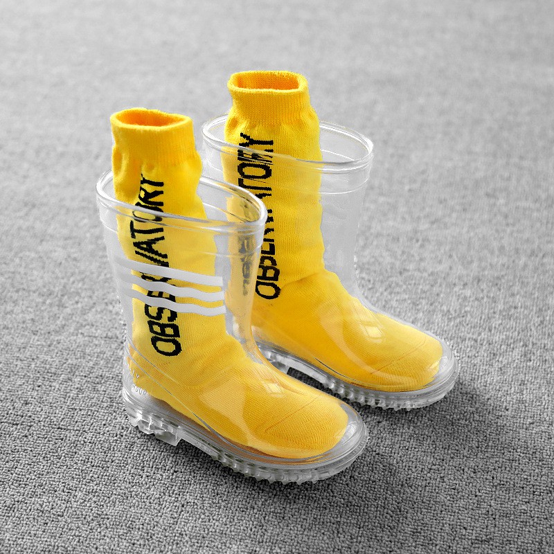 Transparent wellies on sale