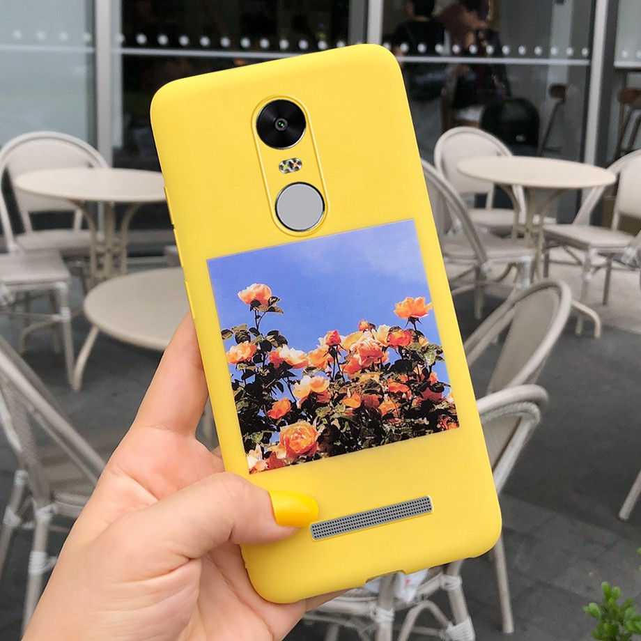 Redmi Note3 Pattern Phone Cover Xiaomi Redmi Note Pro Candy Color Soft  Silicone TPU Case Casing