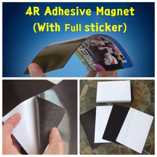 4R Adhesive Magnet with Sticker | Shopee Philippines