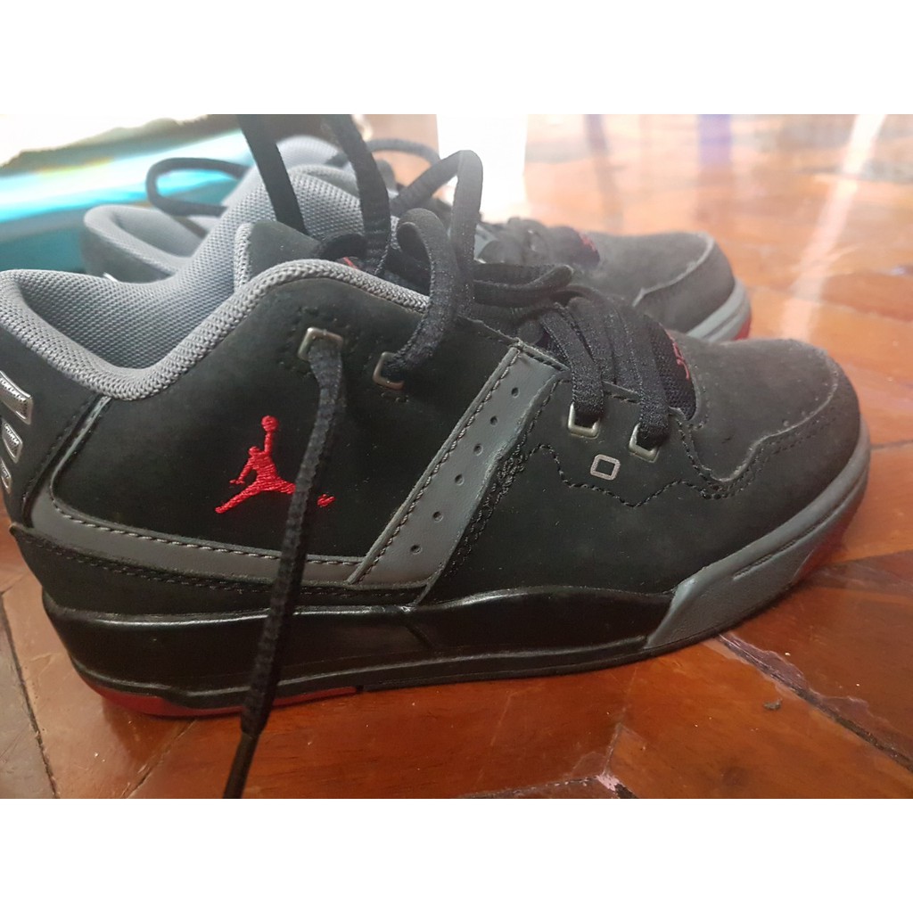 Jordan Flight 24 shoe black for kids Shopee Philippines