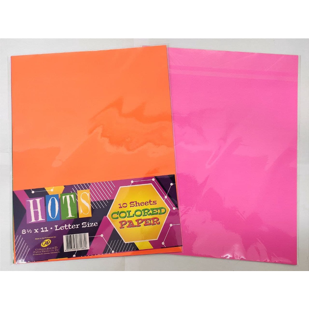 (any brand) COLORED PAPER PER PACK | Shopee Philippines