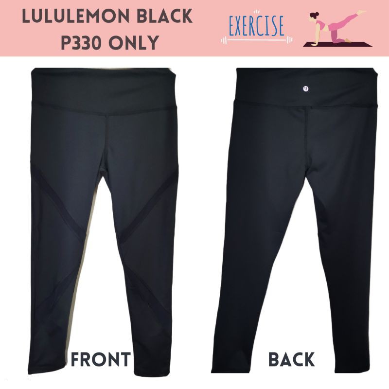 Lululemon Full Leggings (BLACK)