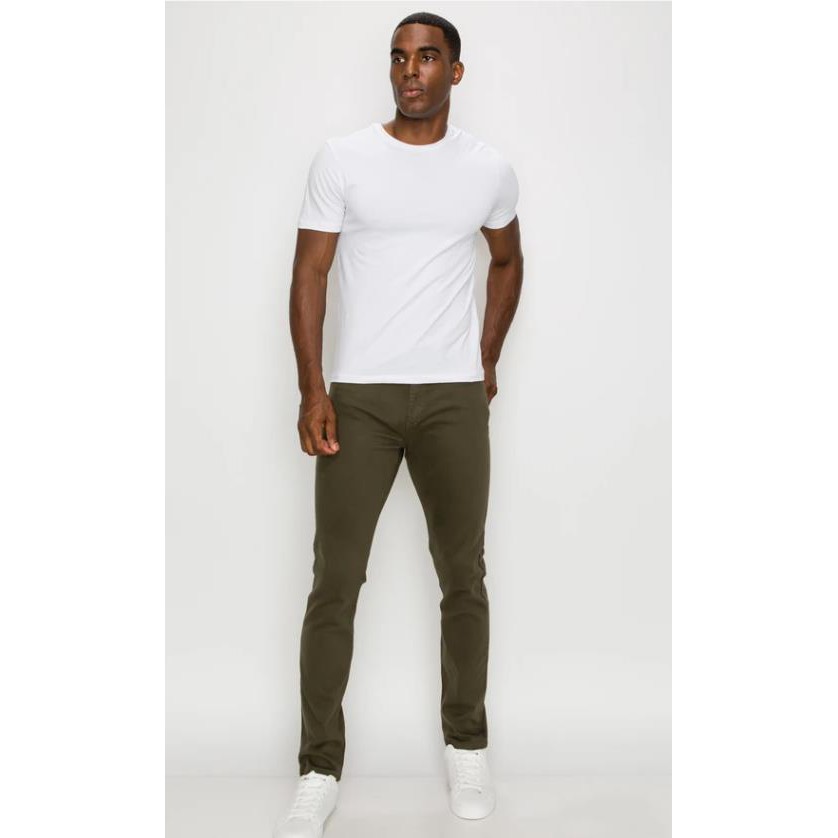 Green pants mens sales fashion