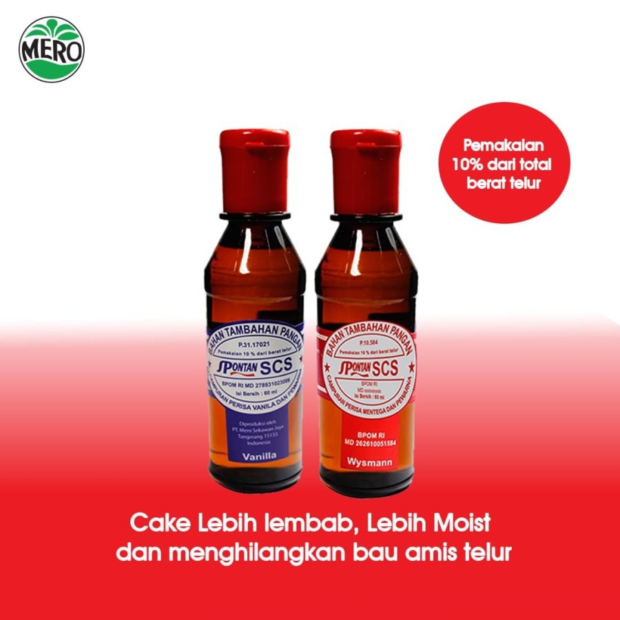 Sponge Cake Softener SCS 60ml Cake Softener, Martabak & Cake 60ml