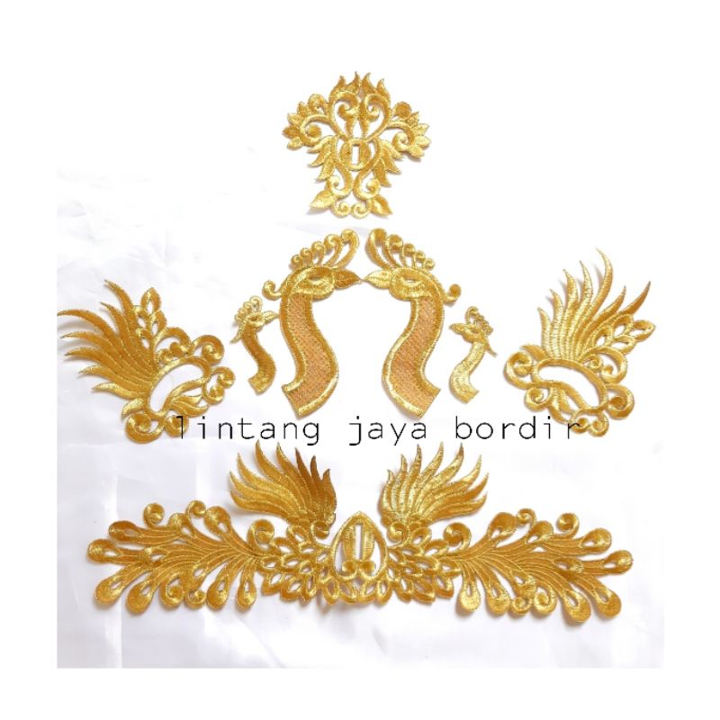 Siger embroidered lace with chicken motif, full sponge | Shopee Philippines
