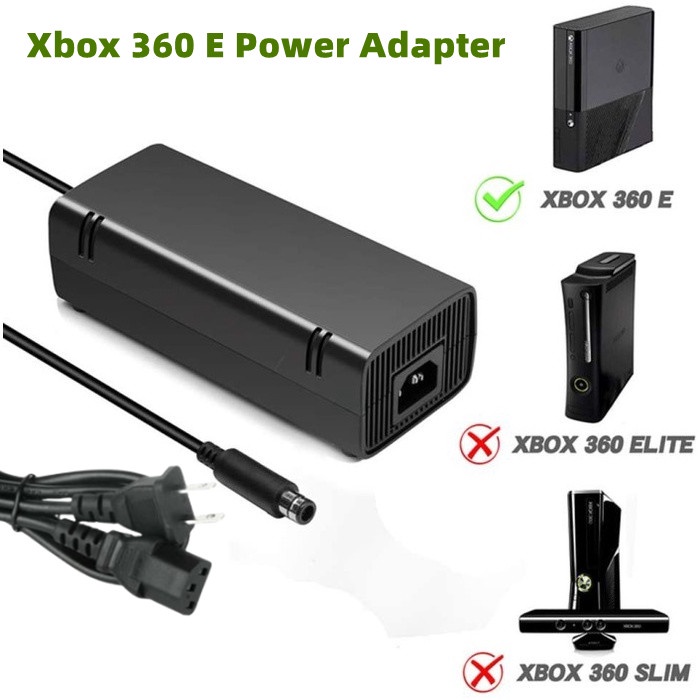 Xbox 360 E Power Adapter Power Supply Charger Shopee Philippines