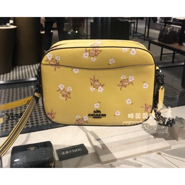 Coach yellow sling bag new arrivals