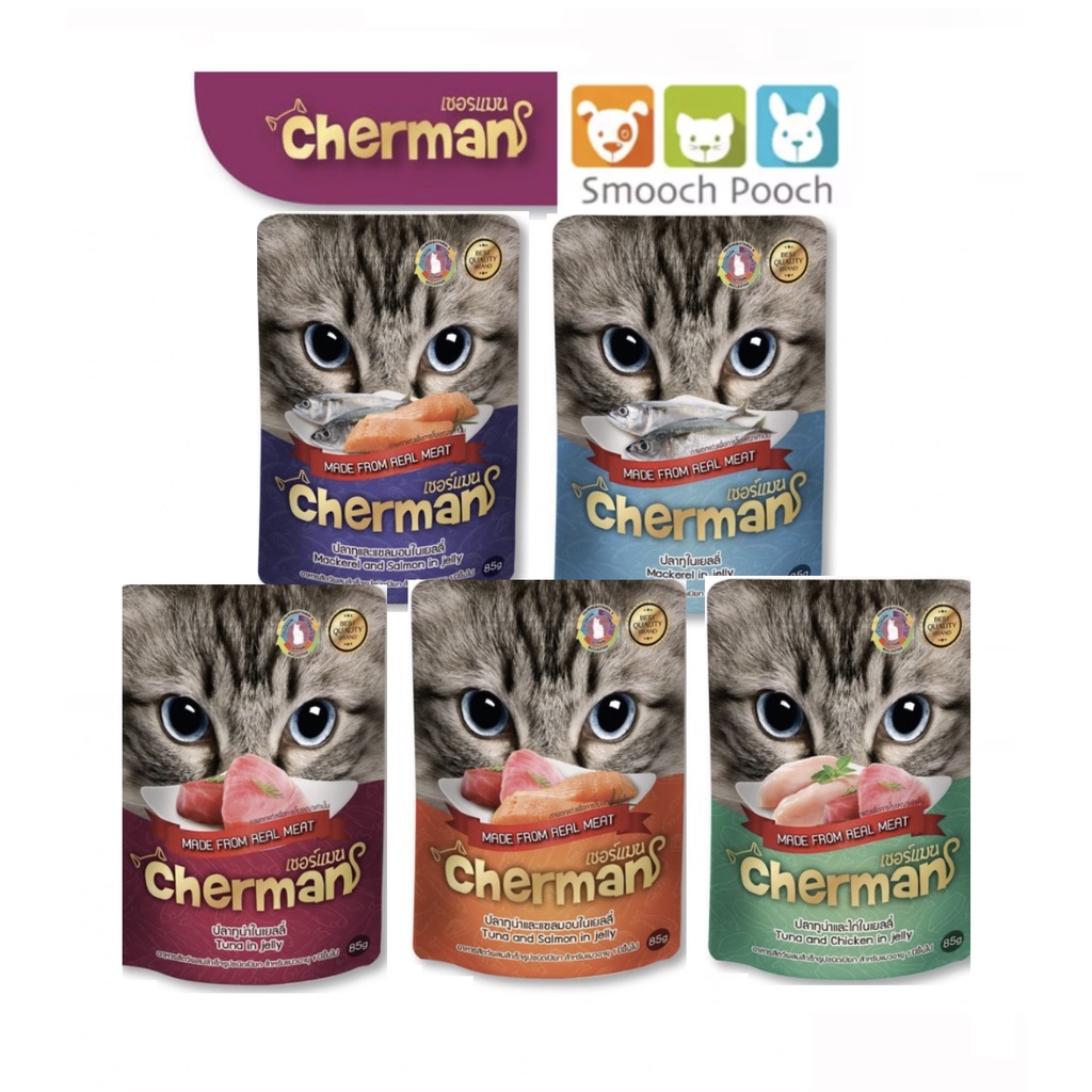 Cherman Jelly Pouch Wet Cat Food 85g 1 pouch