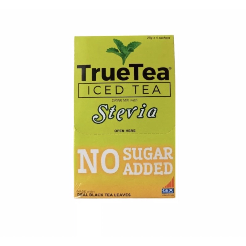 True Tea Iced Tea with Stevia 25g x 4s Shopee Philippines