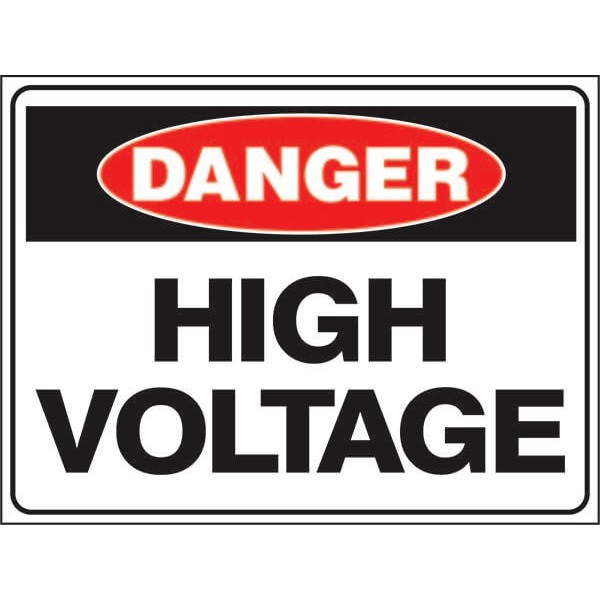 High Voltage Signage (Laminated A4 Size) | Shopee Philippines