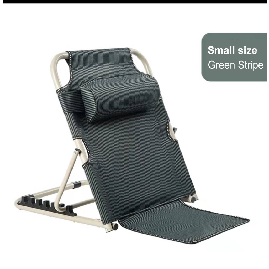 7 Positions Adjustable Bedchair Tatami Chair Backrest Folding Recliner