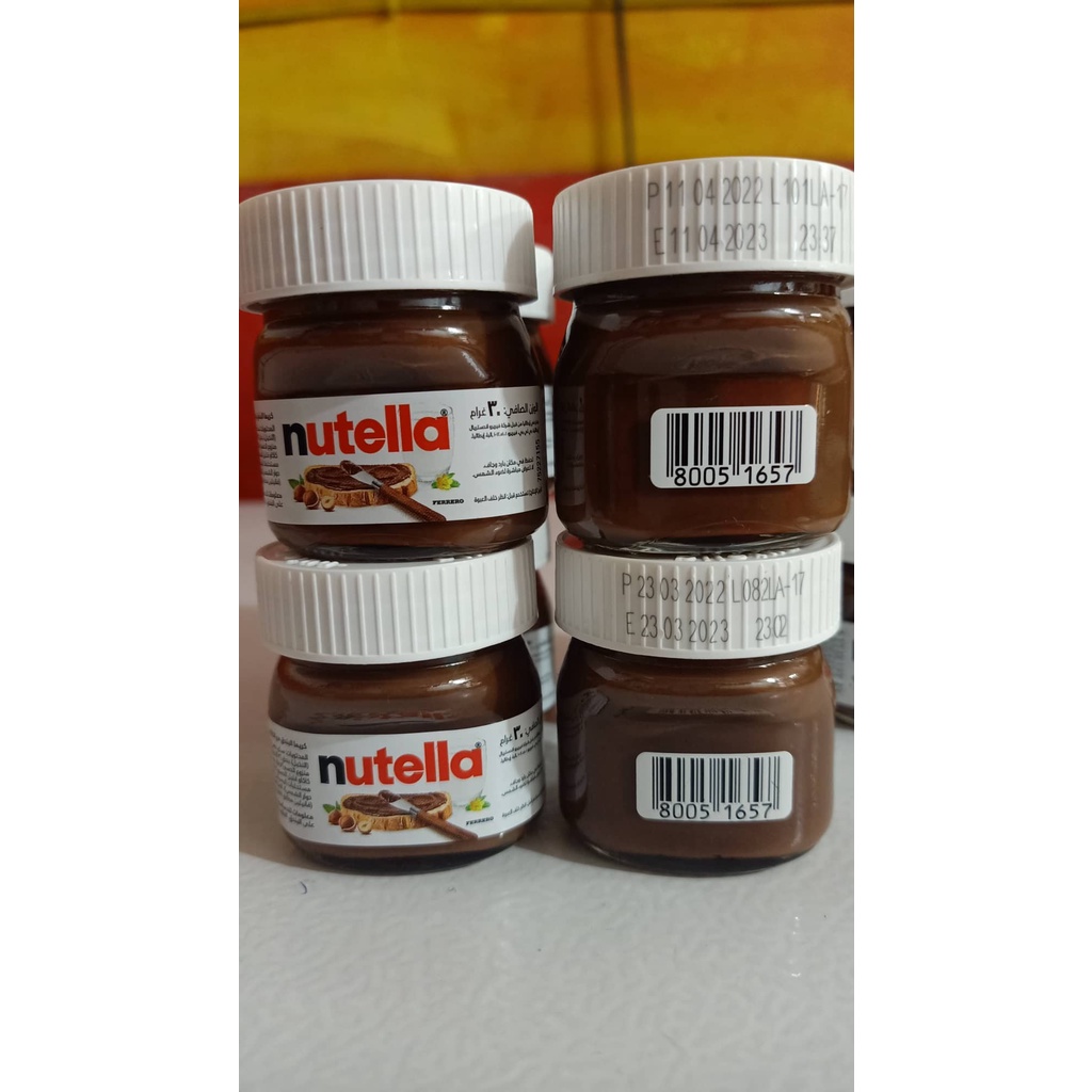 Nutella Spread Chocolate Mini Glass Jar 25g Original Shopee Philippines