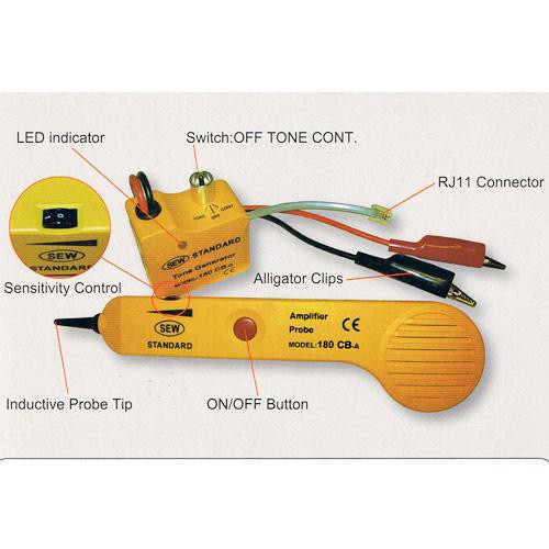 Cable Tracer Amplifier Probe & Tone Generator RJ11 RJ45 Sew 180Cb made in Taiwan Shopee