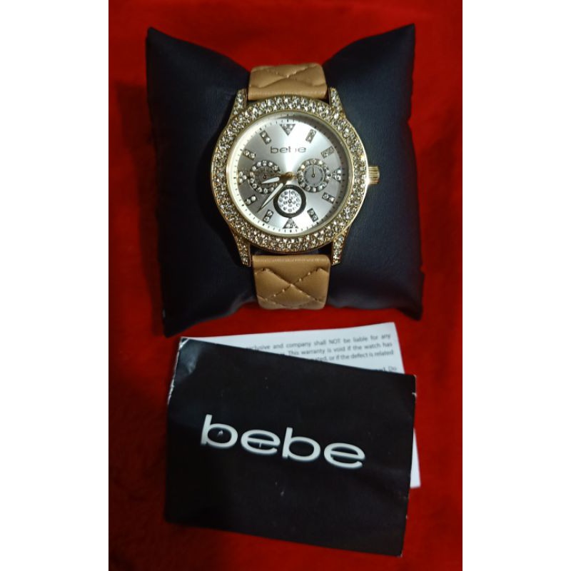 Bebe watch hot sale with crystals