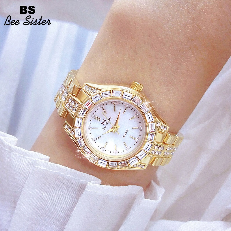 BS Bee Sister Fashion Women Casual Watch Luxury Rhinestone Ladies Watches Stainless Steel Quartz Wristwatches Waterproof Diamond Watches for Women Valentines Gift FA1736 Shopee Philippines