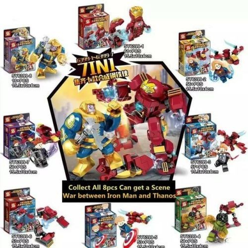 Sy 6399 Super Hero Marvel Avengers SY6399 1 SY6399 8 Heroes Assemble Shopee Philippines