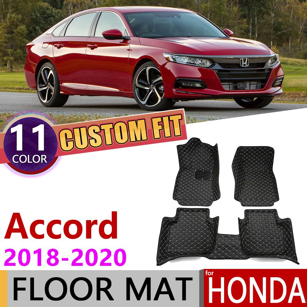 Ready Stock For Honda Accord Cv1 Cv2 Cv3 2018 2019 2020 5seats Custom Car Leather Floor Mats Water Sho Philippines