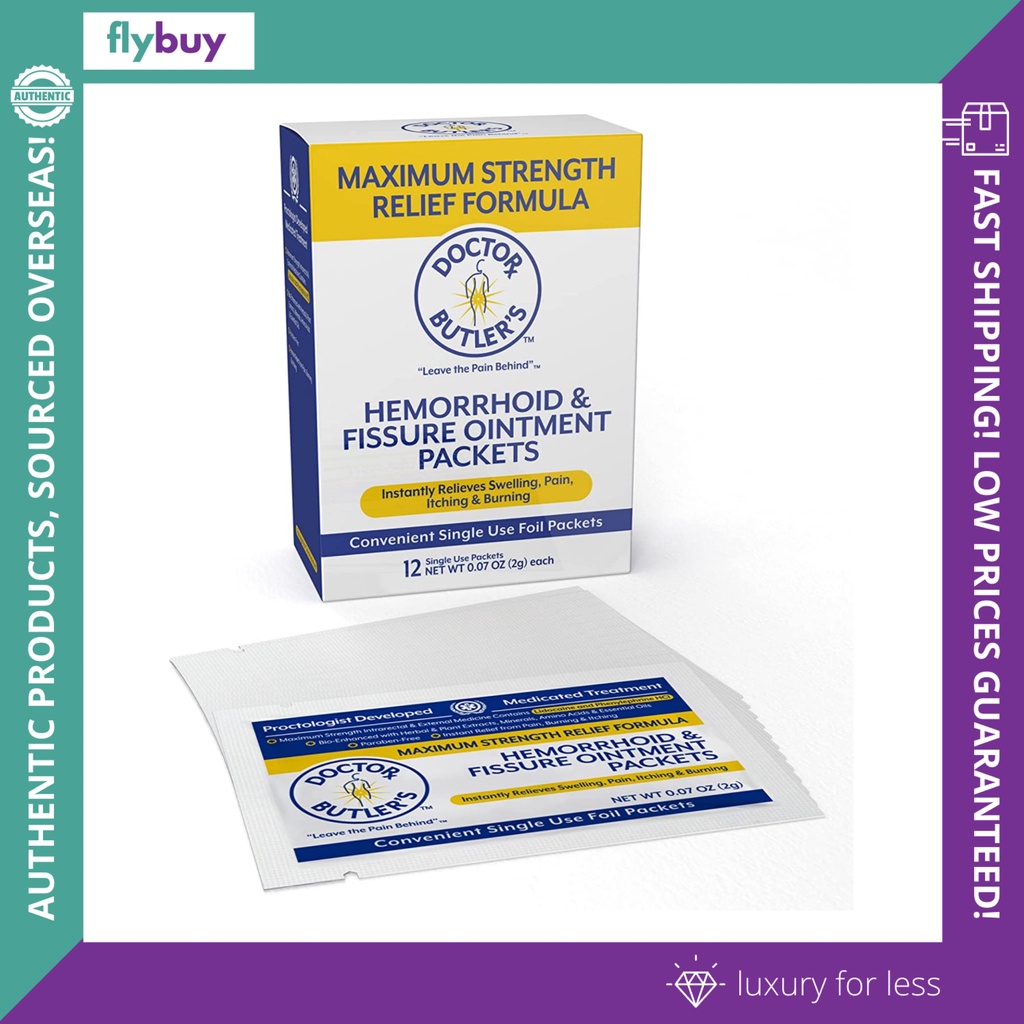 Doctor Butler's Maximum Strength Hemorrhoid & Fissure Ointment 12