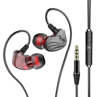 Zeus 6D Surround Sound Bass Earphones W/ Microphone Noise Cancelling Earphone Sport Headphone S2000