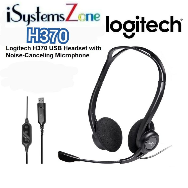LOGITECH H370 USB COMPUTER HEADSET | Shopee Philippines