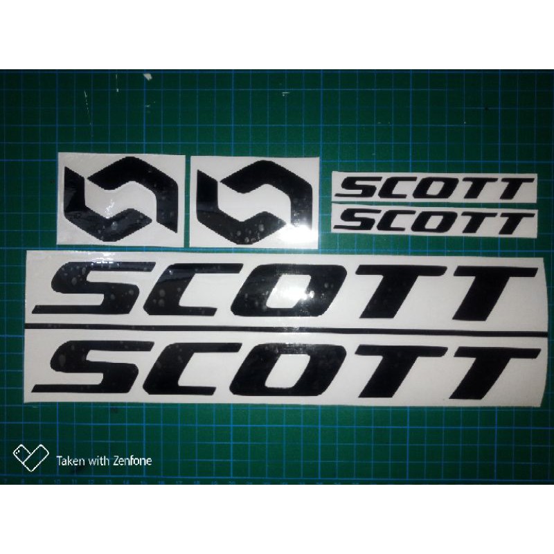 Scott bike online decals