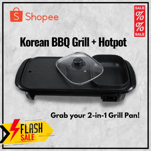 brikk induction cooker Electric BBQ Grill with Hotpot (Rectangle)/2 in