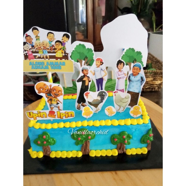 upin ipin version 2 /kek upin ipin/ topper kek/custom topper cake ...