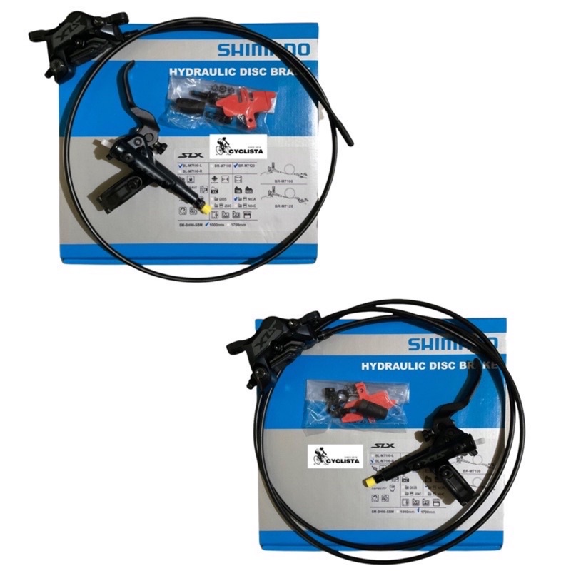 SHIMANO SLX BLM7100/BRM7120 4Piston Hydraulic Disc Brakeset Shopee Philippines