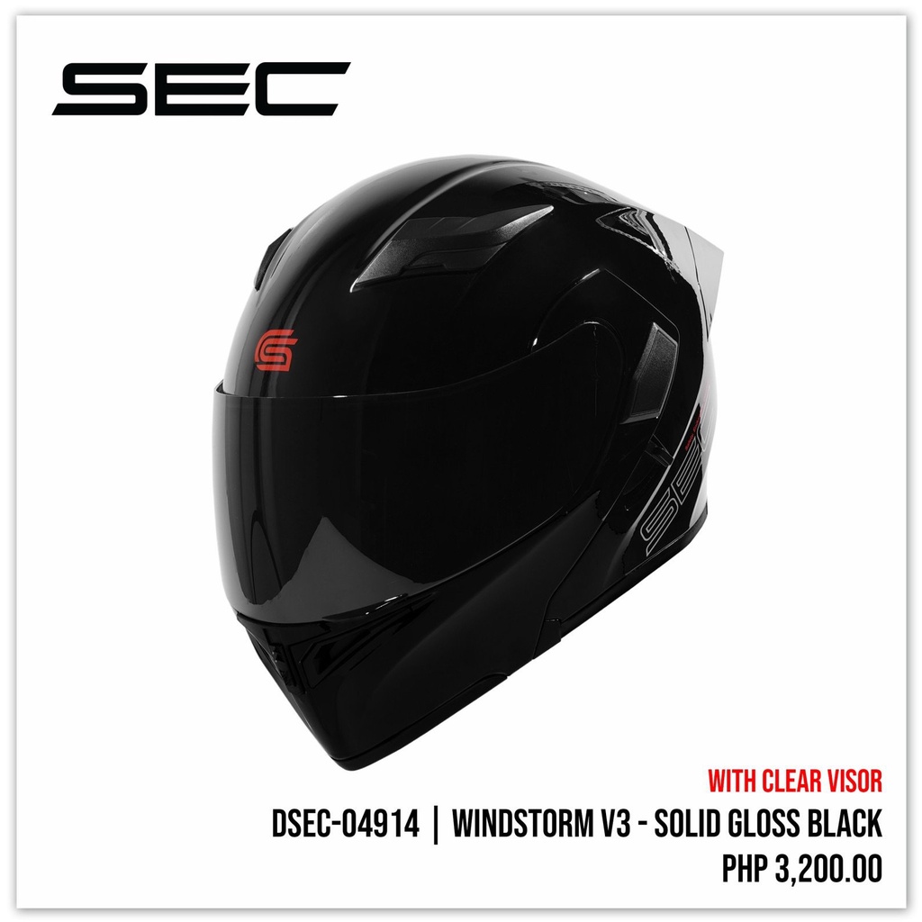 windstorm v3 sec modular dual visor helmet with free smoke lens 4Oct