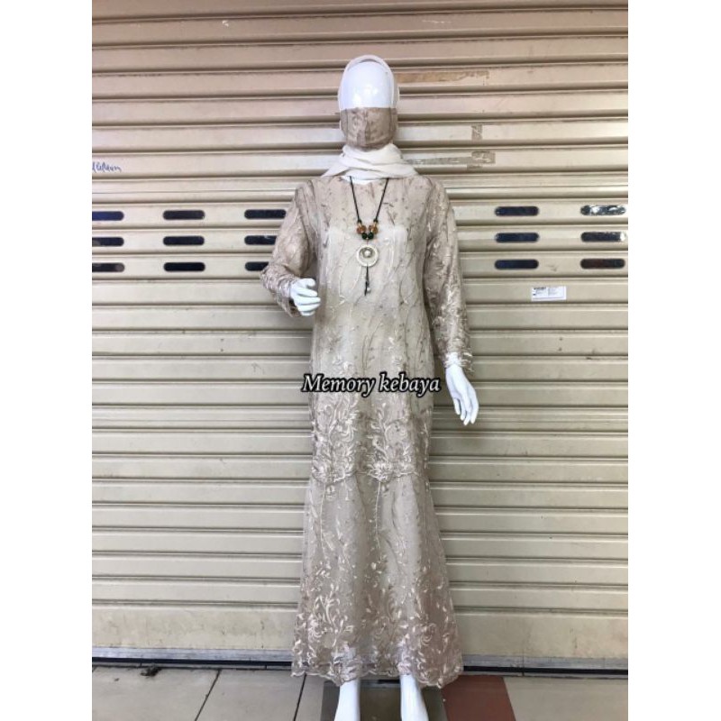 Mermaid Robe, Brocade kebaya Party Robe | Shopee Philippines