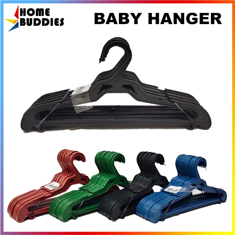 Black Hanger Plastic set of 12pcs