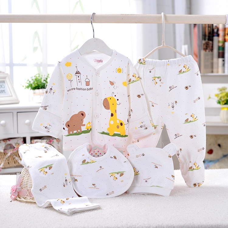 New style 5 PCS newborn clothes set baby clothes set for boys, girls ...