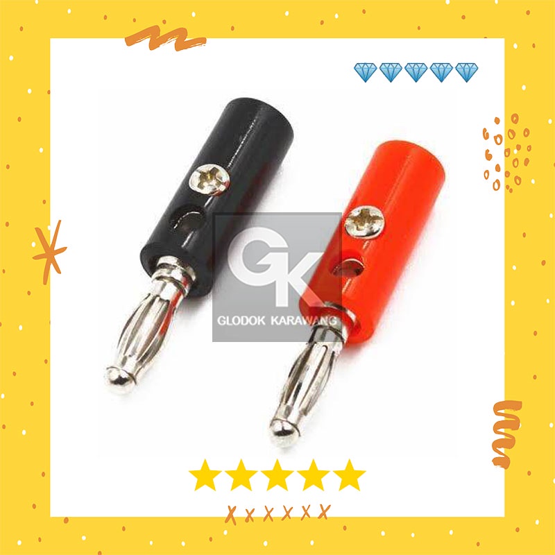 Pvc Red Black Banana Jack / PVC Banana Jak | Shopee Philippines
