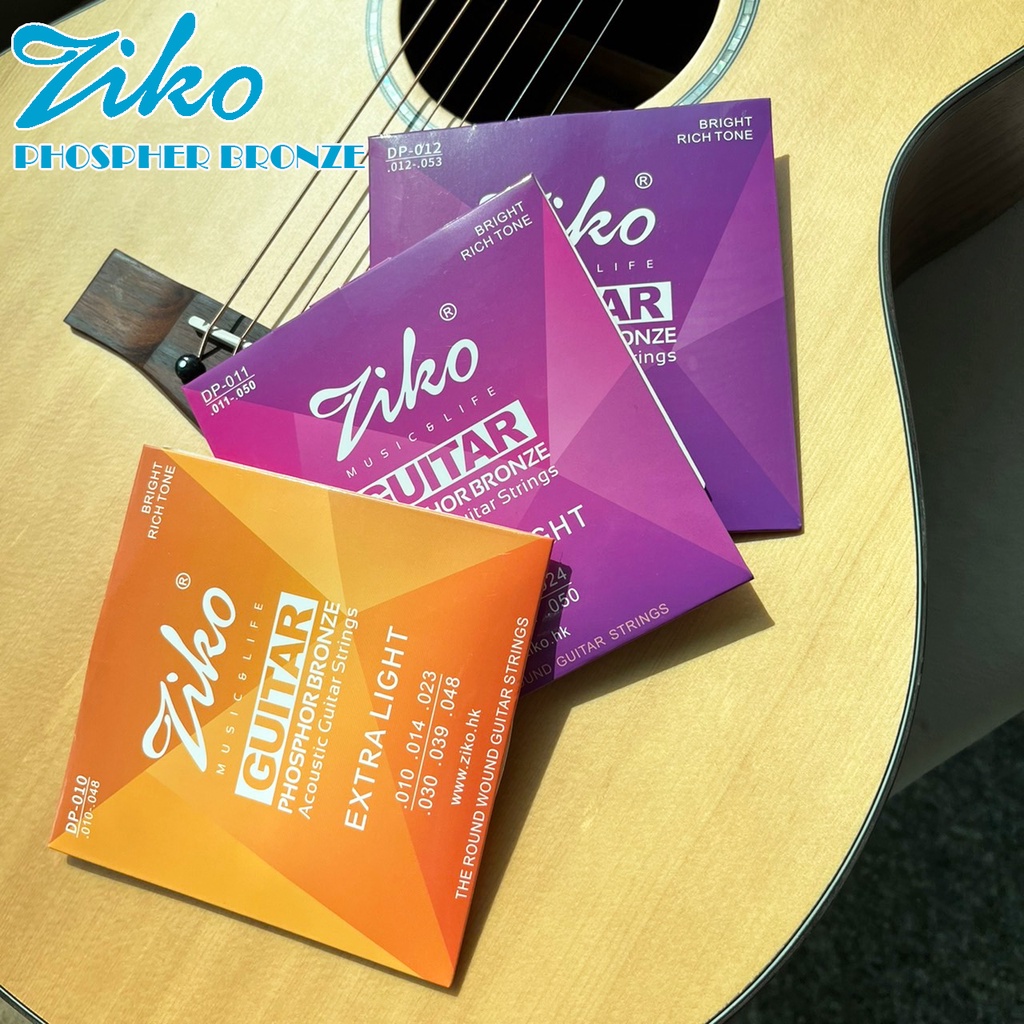Ziko Acoustic Guitar Strings Easy To Play Not Painful String DP Model