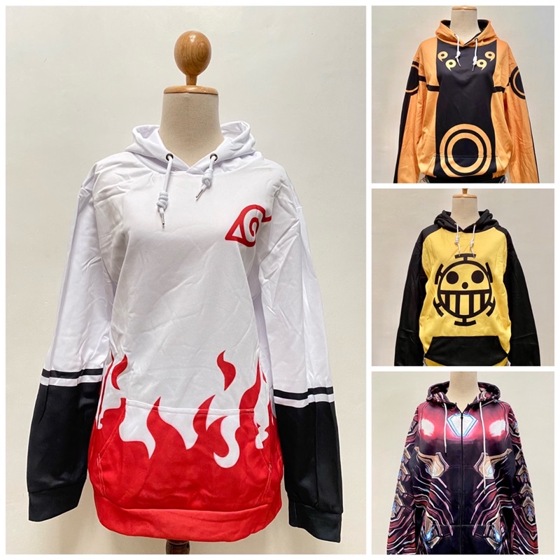 TRENDY ANIME HOODIE JACKETS Comic Alley Designs Naruto One