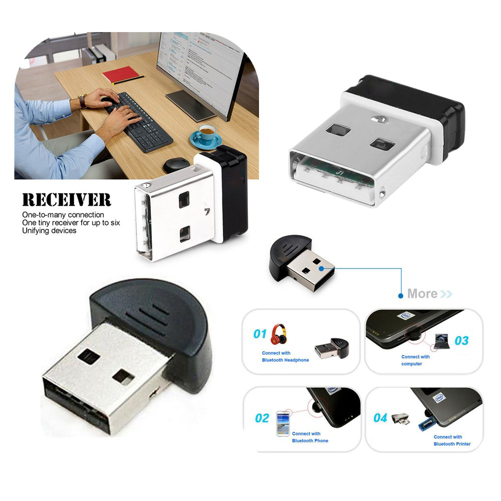Unifying Receiver 1 To 6 Devices for Logitech USB Wireless Keyboard