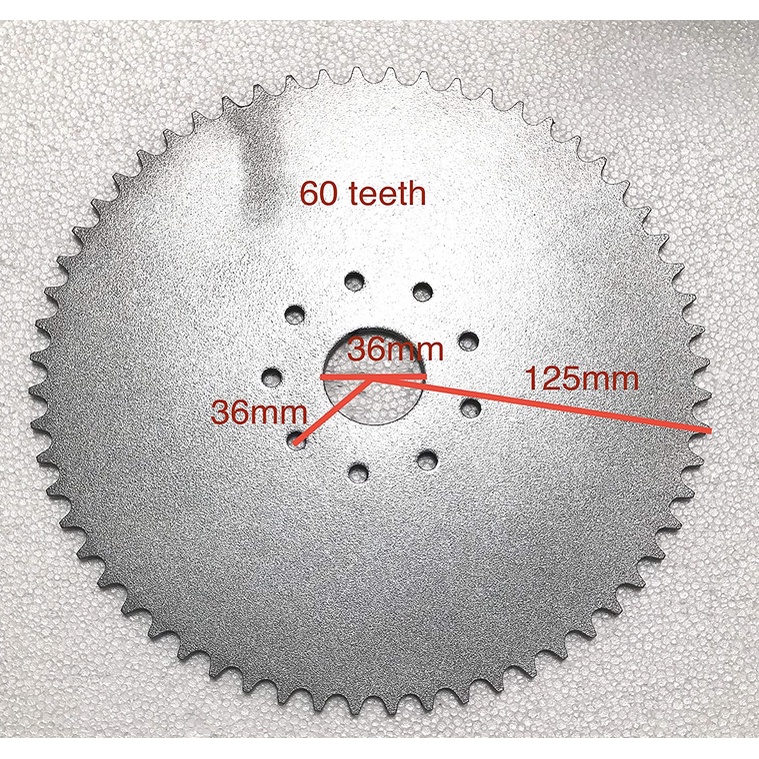 3-hole sprocket mount for 80cc 100cc 49cc gas motor bike engine